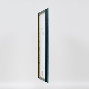 Effect Wooden Frame Profile 21 blue 10x10 cm Museum Glass