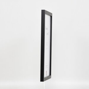 Effect Wooden Frame Profile 33 black 10x10 cm Museum Glass