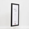 Effect Wooden Frame Profile 33 black 10x10 cm Museum Glass