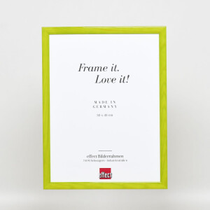 Effect Wooden Frame Profile 89 green 10x10 cm Museum Glass