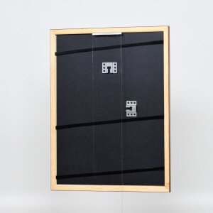 Effect Wooden Frame Profile 89 dark brown 10x10 cm Museum Glass