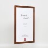 Effect Wooden Frame Profile 89 dark brown 10x10 cm Museum Glass