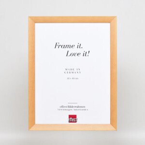 Effect Wooden Frame Top N birch 10x10 cm Museum glass