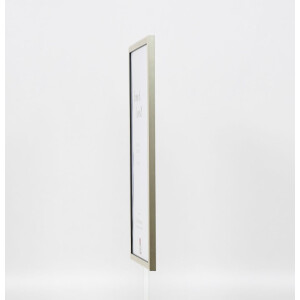 Effect solid wood frame profile 29 silver 10x10 cm Museum glass