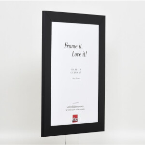 Effect solid wood frame Profile 30 black 10x10 cm Museum glass