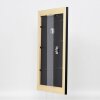 Effect solid wood frame Profile 30 black 10x10 cm Museum glass