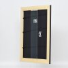 Effect solid wood frame Profile 30 black 10x10 cm Museum glass