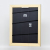 Effect solid wood frame Profile 30 black 10x10 cm Museum glass