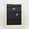 Effect solid wood frame Profile 30 black 10x10 cm Museum glass