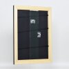 Effect solid wood frame Profile 30 black 10x10 cm Museum glass