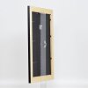 Effect solid wood frame Profile 30 black 10x10 cm Museum glass