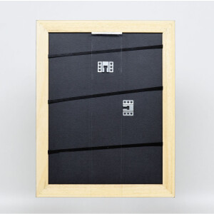 Effect solid wood frame Profile 30 black 10x10 cm Acrylic glass