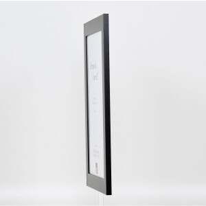 Effect solid wood frame Profile 30 black 10x10 cm Acrylic glass