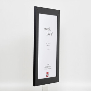 Effect solid wood frame Profile 30 black 10x10 cm Acrylic glass