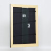 Effect solid wood frame Profile 30 black 10x10 cm Acrylic glass