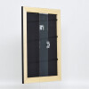 Effect solid wood frame Profile 30 black 10x10 cm Acrylic glass