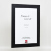 Effect solid wood frame Profile 30 black 10x10 cm Acrylic glass