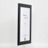 Effect solid wood frame Profile 30 black 10x10 cm Acrylic glass