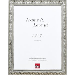 Effect wooden frame profile 94 silver 10x10 cm normal glass