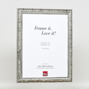 Effect wooden frame profile 94 silver 10x10 cm normal glass