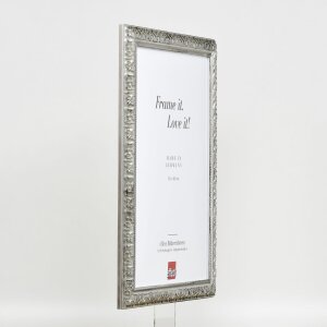 Effect wooden frame profile 94 silver 10x10 cm normal glass