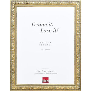 Effect wooden frame profile 94 gold 10x10 cm normal glass