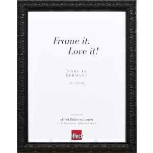 Effect wooden frame profile 94 black 10x10 cm normal glass