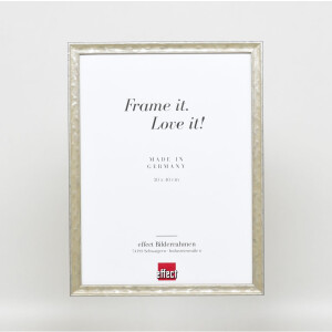 Effect wooden frame profile 2070 normal glass 10x10 cm silver