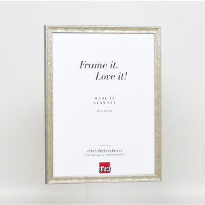 Effect wooden frame profile 2070 normal glass 10x10 cm silver