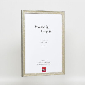 Effect wooden frame profile 2070 normal glass 10x10 cm silver