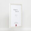 Effect wooden frame profile 2070 normal glass 10x10 cm white