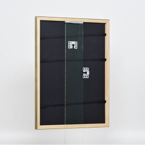 Effect wooden frame profile 2070 anti-reflective glass 10x10 cm gold