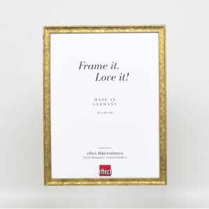 Effect wooden frame profile 2070 anti-reflective glass 10x10 cm gold