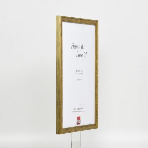 Effect wooden frame profile 2070 anti-reflective glass 10x10 cm gold