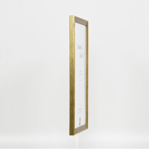 Effect wooden frame profile 2070 anti-reflective glass 10x10 cm gold