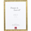 Effect wooden frame profile 2070 anti-reflective glass 10x10 cm gold