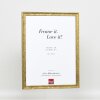 Effect wooden frame profile 2070 anti-reflective glass 10x10 cm gold