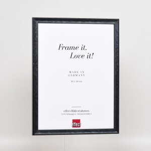 Effect wooden frame profile 2070 anti-reflective glass 10x10 cm black