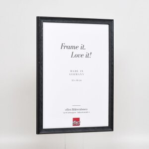 Effect wooden frame profile 2070 anti-reflective glass 10x10 cm black