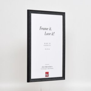 Effect wooden frame profile 2070 anti-reflective glass 10x10 cm black