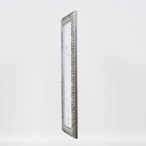 Effect wooden frame profile 94 silver 10x10 cm anti-reflective glass