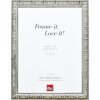 Effect wooden frame profile 94 silver 10x10 cm anti-reflective glass