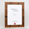 Effect Wooden Frame 2400 brown 10x10 cm Normal Glass