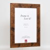 Effect Wooden Frame 2400 brown 10x10 cm Normal Glass