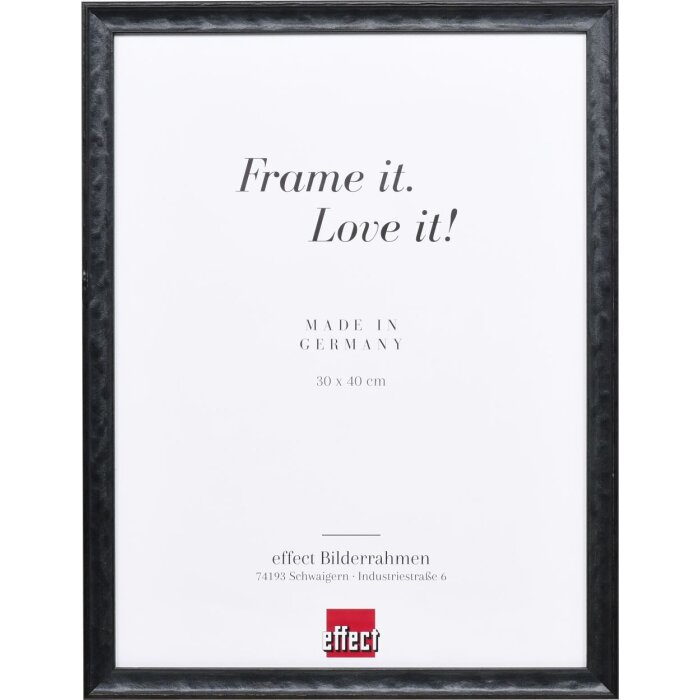 Effect Wooden Frame Profile 2070 Museum Glass 10x10 cm black