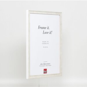 Effect Wooden Frame Profile 2070 Museum Glass 10x10 cm white