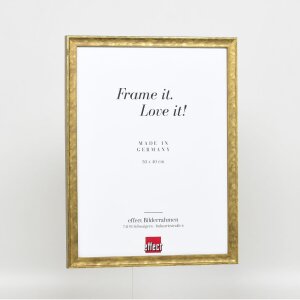 Effect wooden frame profile 2070 acrylic glass 10x10 cm gold