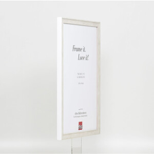 Effect wooden frame profile 2070 acrylic glass 10x10 cm white