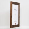 Effect Wooden Frame 2400 brown 10x10 cm Museum glass