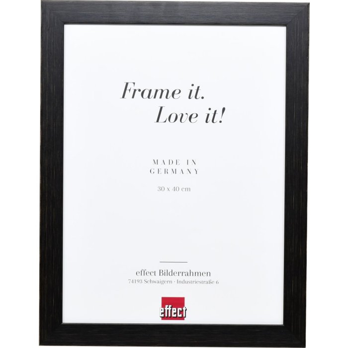 Effect Picture Frame 2319 black 10x10 cm Museum glass